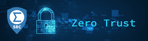 SigmaSRC Zero Trust cybersecurity blog banner featuring security articles and insights